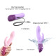 Вибратор-кролик Love To Love Hello Rabbit Violet с гибким стволом и стимуляцией точки G, 2 мотора