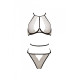 Комплект белья Passion CHIKA SET, XXL/XXXL, cream, топ, трусики