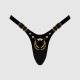 Трусики для страпона Strap-On-Me Leatherette Harness Fabulous - One Size - Black Glossy
