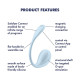 Віброяйце Satisfyer Smooth Petal Connect App Mint