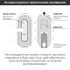 Вибромастурбатор Tenga Flip Zero Electronic Vibration White, изменяемая интенсивность, раскладной
