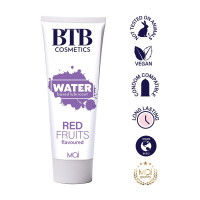 Смазка на водной основе BTB FLAVORED RED FRUITS с ароматом красных фруктов (100 мл)