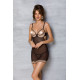 Еротичний пеньюар Passion MARINA CHEMISE, S/M, beige
