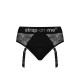 Мереживні трусики для страпона з підв’язками для панчіх Strap-On-Me DIVA HARNESS - XS