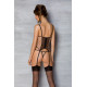 Корсет Passion MARINA CORSET, XXL/XXXL, beige, с открытыми чашками