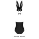 Еротичний костюм кролика Obsessive Bunny costume S/M black (м'ята упаковка!!!)