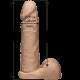 Фаллоимитатор Doc Johnson Vac-U-Lock - 8 Inch ULTRASKYN Cock White, диаметр 5,1см