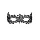 Кружевная маска Obsessive A701 mask, единый размер, черная