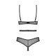 Боді Obsessive Euridia crotchless teddy XL/2XL