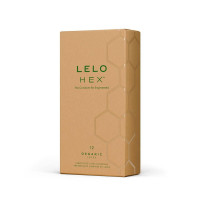 Презервативы LELO HEX Condoms Organic 12 Pack, тонкие и суперпрочные (мятая упаковка!!!)