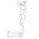 Бодистокинг Passion BS032 red, комбинезон, топ и крупная сетка