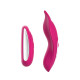Вибратор в трусики Liebe Panty Vibe Recargable Cerise, нагрев до 39 °C, пульт, трусики в комплекте