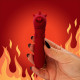 Вибратор-единорожка Unihorn USB Bullet - Blaze Diablo вибропуля, USB зарядка