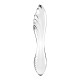 Двусторонний стеклянный дилдо Satisfyer Dazzling Crystal 1 Transparent (мятая упаковка!!!)