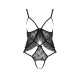 Боди монокини с открытой грудью Passion JUSTINA BODY S/M, black