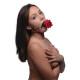 Кляп Master Series Eye-Catching Ball Gag With Rose (м'ята упаковка!!!)
