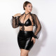 Платье JSY P61159 Black Plus Size