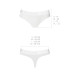 Трусики-бразилиана из хлопка Passion PS005 PANTIES M, white