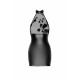 Платье Noir Handmade F311 Eros mini halter dress of flocked mesh and wetlook - L