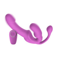 Безремневой страпон с анальной вставкой Teazers Strapless Strap-On with Anal Plug