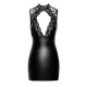 Платье Noir Handmade F343 Powerwetlook and lace mini skirt - L