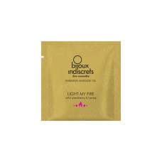 Пробник массажного масла Bijoux Indiscrets Light my Fire – Wild Strawberry & Honey (2 мл)