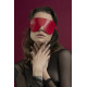 Маска на глаза Feral Feelings - Blindfold Mask, натуральная кожа, красная