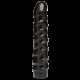 Дилдо Doc Johnson CodeBlack - 8 Inch Raging Vac-U-Lock со стимулирующим рельефом, диаметр 3,8см