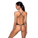 Распродажа!!! Боди из эко-кожи с ремешками и перфорацией Tamaris Body black L/XL — Passion
