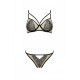 Комплект Passion LORINA SET, S/M, beige, бюстгальтер и трусики