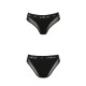 Трусики с прозрачной вставкой Passion PS002 PANTIES S, black
