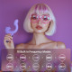 Смарт-вібратор Magic Motion Ponder Purple, подвійна стимуляція, віброяйце+язичок для клітора