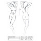 Полупрозрачный корсет Passion Exclusive MIRAJANE CORSET S/M, black