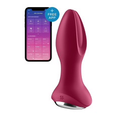 Анальная смарт вибропробка с жемчужным массажем Satisfyer Rotator Plug 2+ Violet (мятая упаковка!!!)