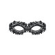 Кружевная маска Obsessive A710 mask, единый размер, черная
