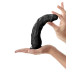 Фаллоимитатор с присоской Real Body - Real Justin Black, TPE, диаметр 4,2см