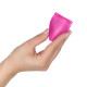 Менструальная чаша Fun Factory FUN CUP SIZE B Magenta, многоразовая, диаметр 4,3 см, объем 30 мл