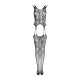 Бодистокинг Obsessive Bodystocking F237 XL/XXL, растительное плетение, имитация чулок