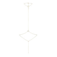 Цепочка на шею и пояс Bijoux Indiscrets Magnifique I Body Chain - Gold, украшение на тело