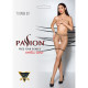 Телесные колготки с открытым доступом, контрастные шортики Passion TIOPEN 011 3/4 (20 den), beige