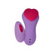 Вибратор в трусики FairyGasm HeartGem violet, на магните, пульт ДУ