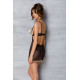 Эротический пеньюар Passion MARINA CHEMISE, L/XL, beige