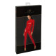 Комбинезон Noir Handmade F353 Red powerwetlook overall - 3XL