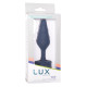 Анальная пробка Lux Active Twist Plug Large Blue