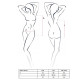 Розпродаж!!! Боді BRIDA BODY black XXL/XXXL - Passion Exclusive