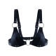 Лиф из натуральной кожи Feral Feelings - Bikini Top Black
