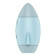 Вакуумный стимулятор с вибрацией Satisfyer Mission Control Blue, 2 независимых мотора