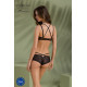 Комплект Passion DROSERA BIKINI black, XXL/XXXL, бюстгальтер и трусики-кюлоты