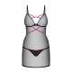 Пеньюар Obsessive Novenes chemise & thong XS/S