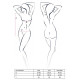 Розпродаж!!! Боді-монокіні з глибоким декольте PETRA BODY black L/XL — Passion Exclusive